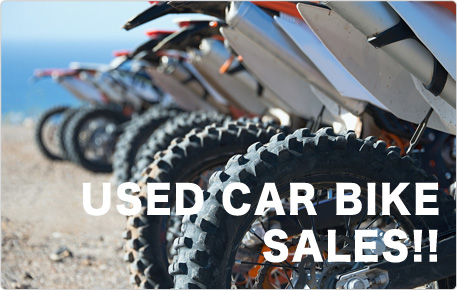 USED CAR BIKE SALES！！